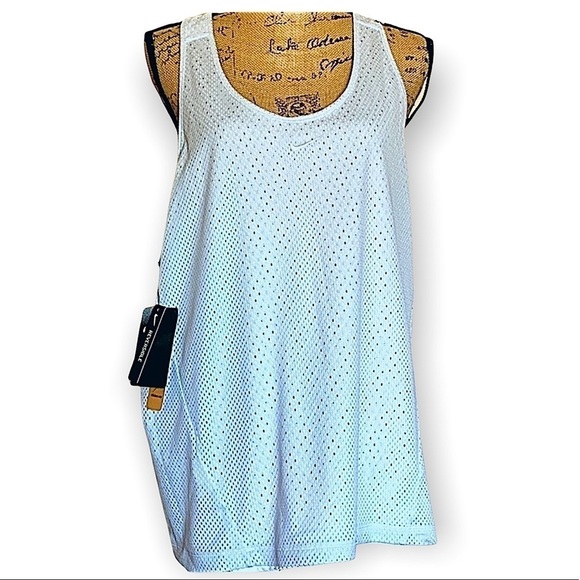 NIKE Tank Too Vintage Band Grey Sleeveless REVERSIBLE Racerback Tee X-LARG…NWT - Picture 1 of 10